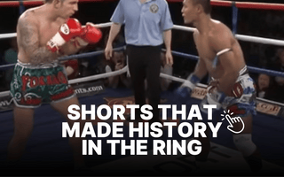 Muay Thai Shorts That Made History in the Ring
