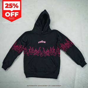 Pink Fire Muay Thai Hoodie | Luk Fai Chompoo Hoodie