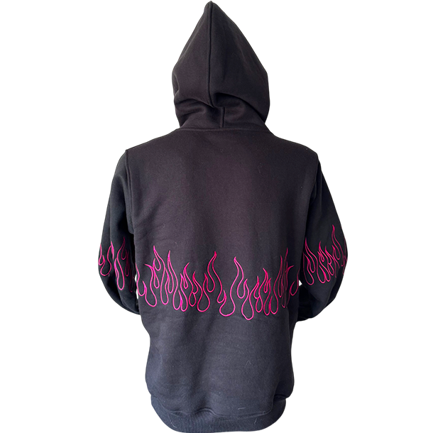 Pink Fire Child Muay Thai Hoodie | Luk Fai Chompoo Hoodie