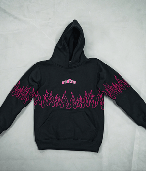 Pink Fire Muay Thai Hoodie | Luk Fai Chompoo Hoodie
